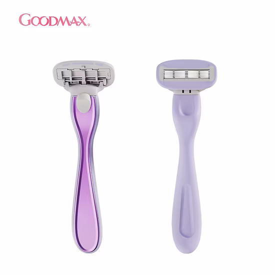 Rasoio da donna per pelli sensibili Ricariche sostituibili Rasoio riutilizzabile a 5 lame