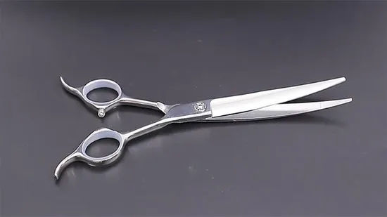 Forbici per capelli in acciaio con motivo Baber Beauty, modello Cherry Blossom