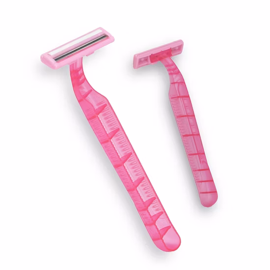 Rasoio usa e getta a 2 lame importato in acciaio inossidabile Rasoio da barba da uomo economico a doppia lama